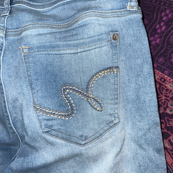 Wallflower Blue Skinny Jeans Classic Style - Picture 2 of 7